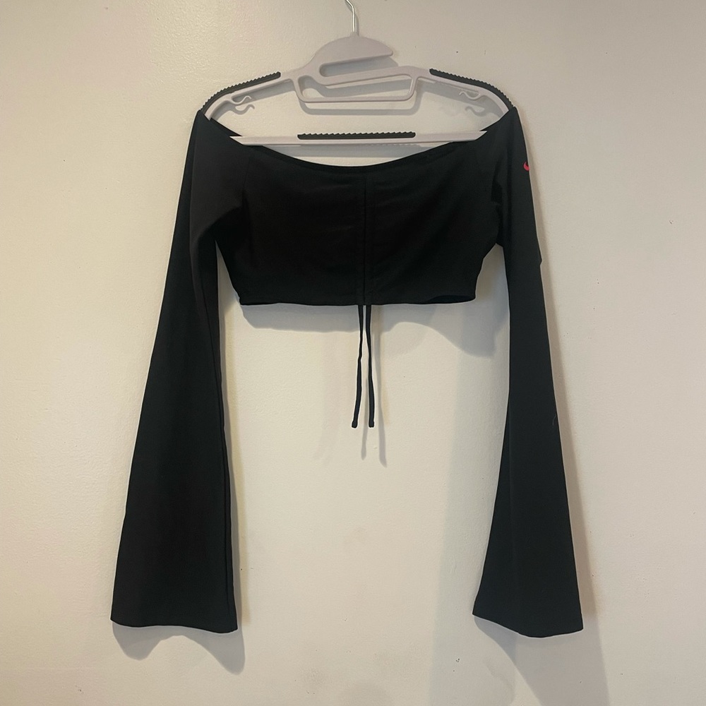 Y2K Nike Cropped Flared long sleeved top